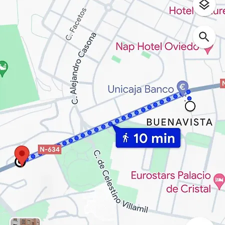 Apartamento Vistas Monte Naranco Con Parking 5euros Al Dia *