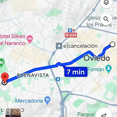 アパート Vistas Monte Naranco Con Parking 5euros Al Dia *